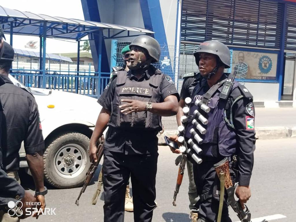 12 Arrested As Officers Foil Attempt To Raze Police Station In Lagos