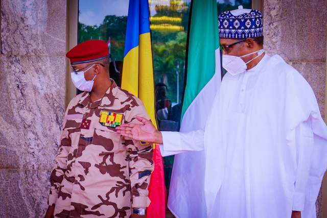 Buhari Hosts Chad’s Interim President, Mahamat Idriss Déby
