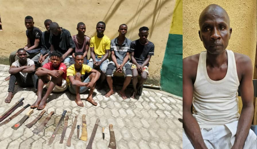 11 Suspected Cultists, Traffic Robbers Arrested In Lagos