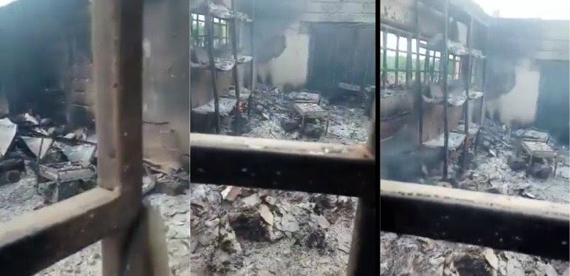 Two INEC Offices Set Ablaze In Ebonyi