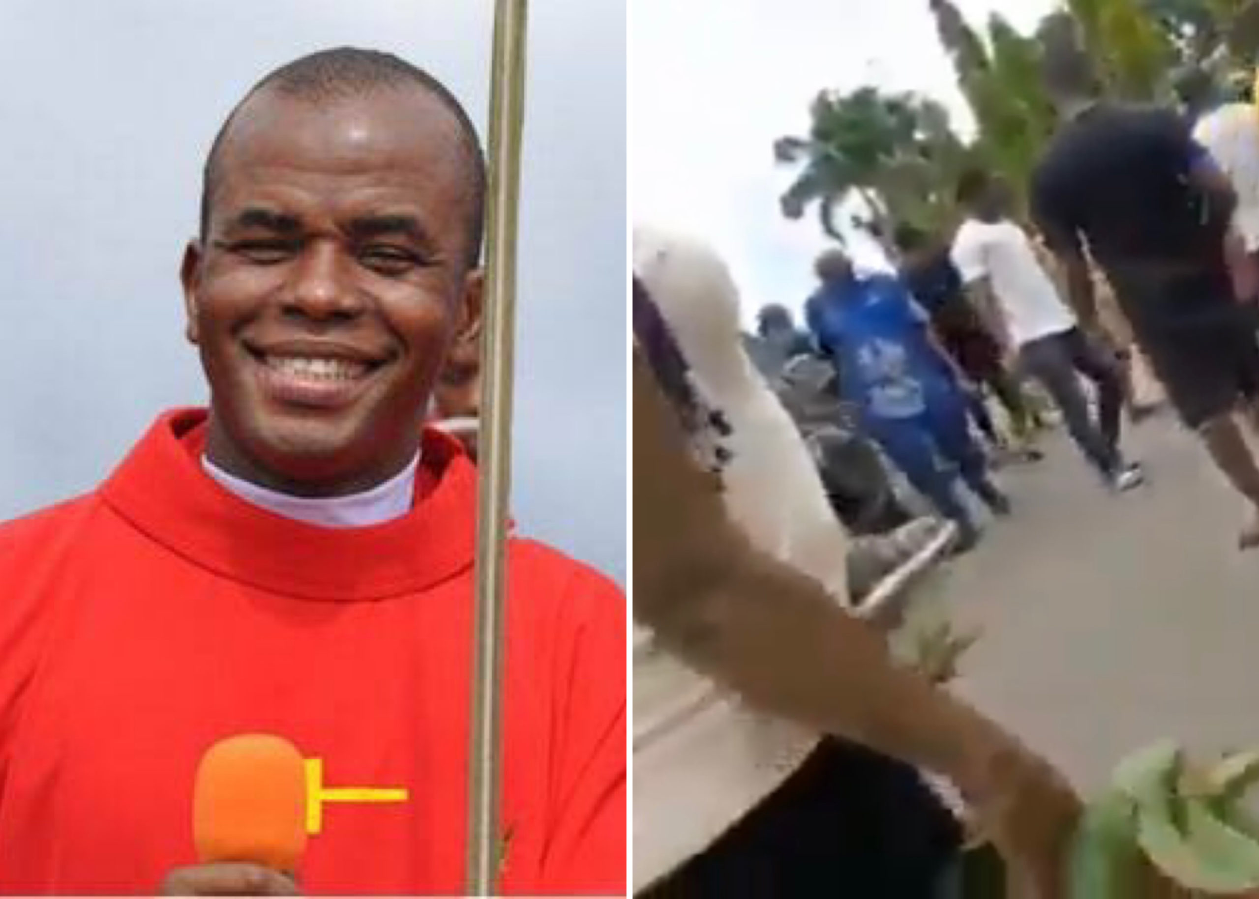 Enugu Catholic Church Members Protest Over Father Mbaka’s Alleged Disappearance