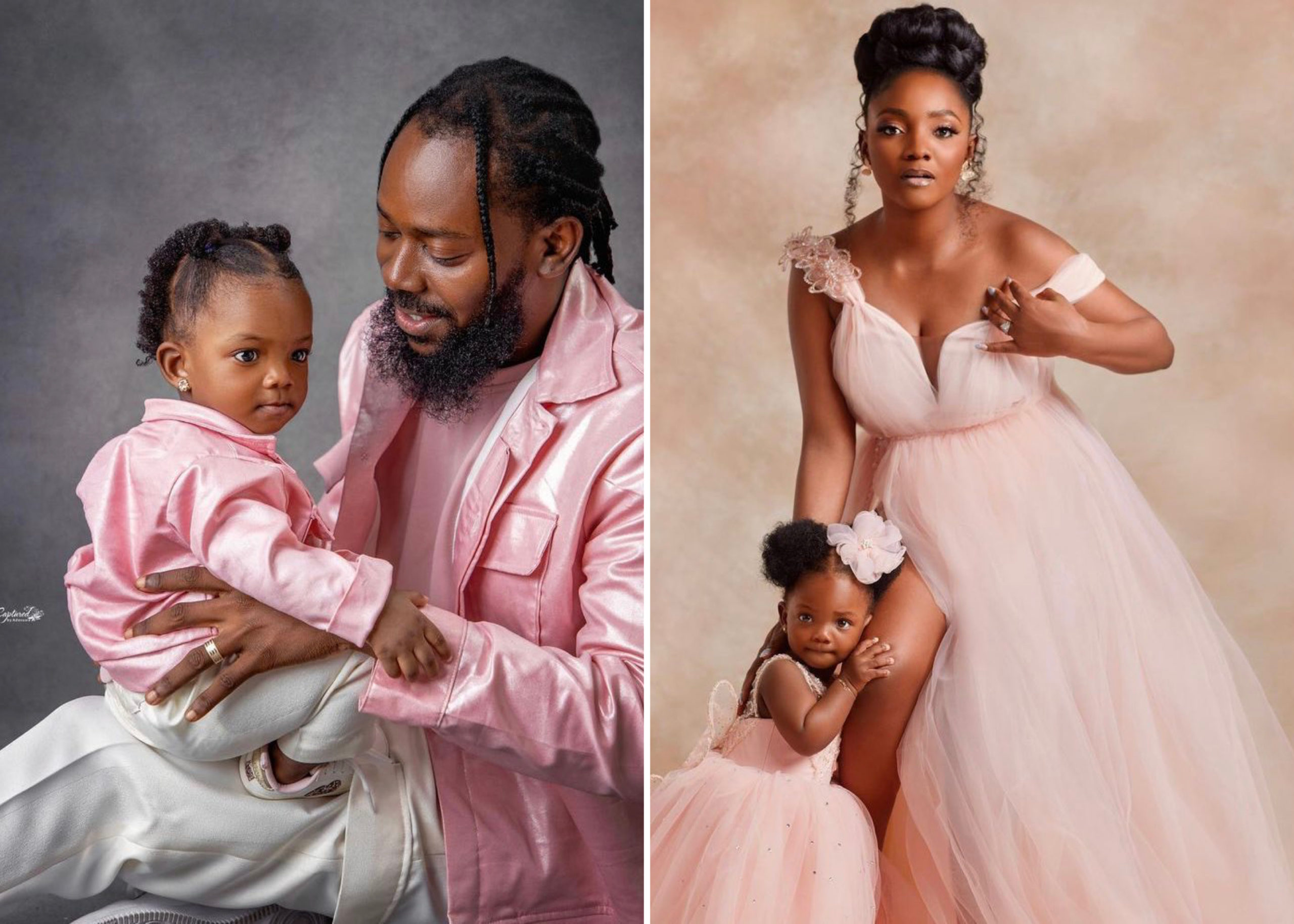 Adekunle Gold And Simi Unveil Daughter, Adejare’s Face As She Clocks One
