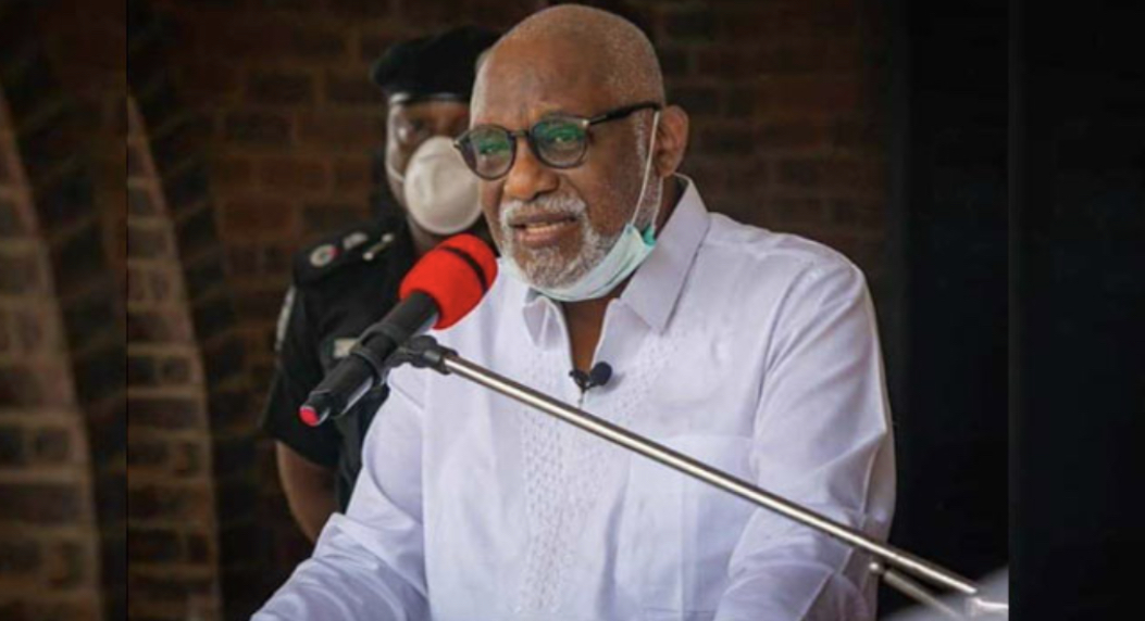 A file photo of Ondo State Governor, Oluwarotimi Akeredolu.