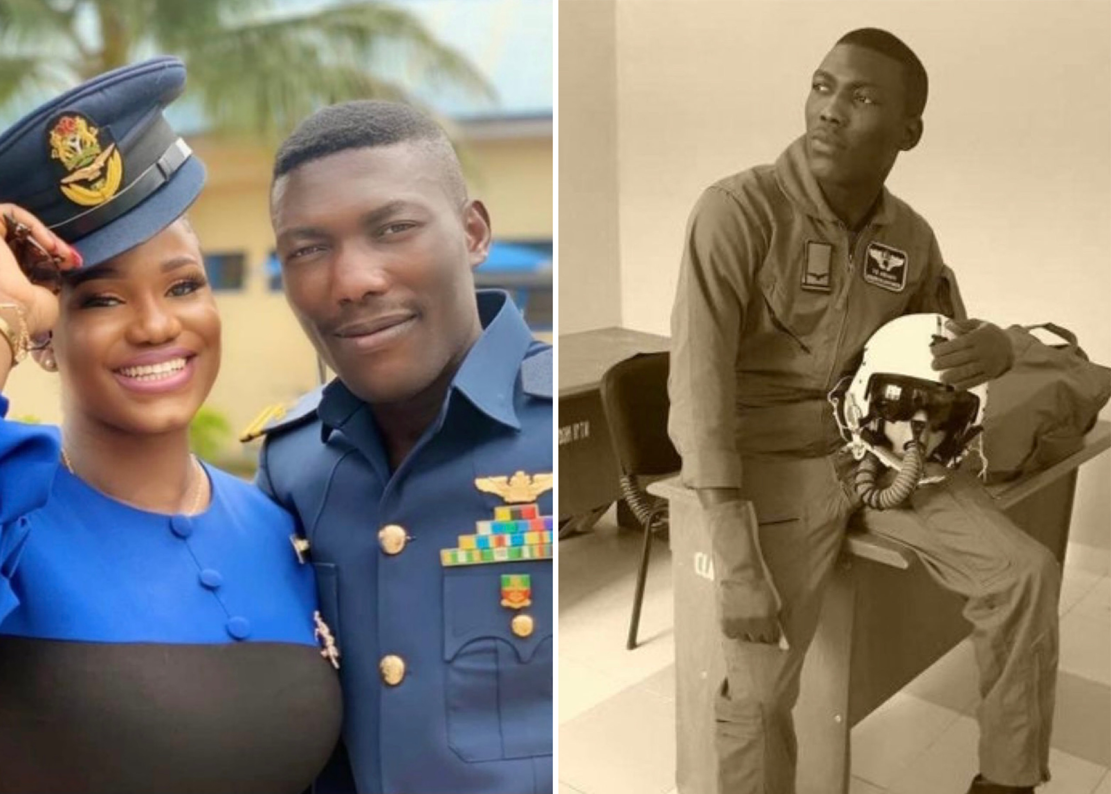 ‘Pray For Me’- Fiancée Of Flight Lieutenant Asaniyi Who Died In Kaduna Plane Crash Says As She Pays Glowing Tribute To Him