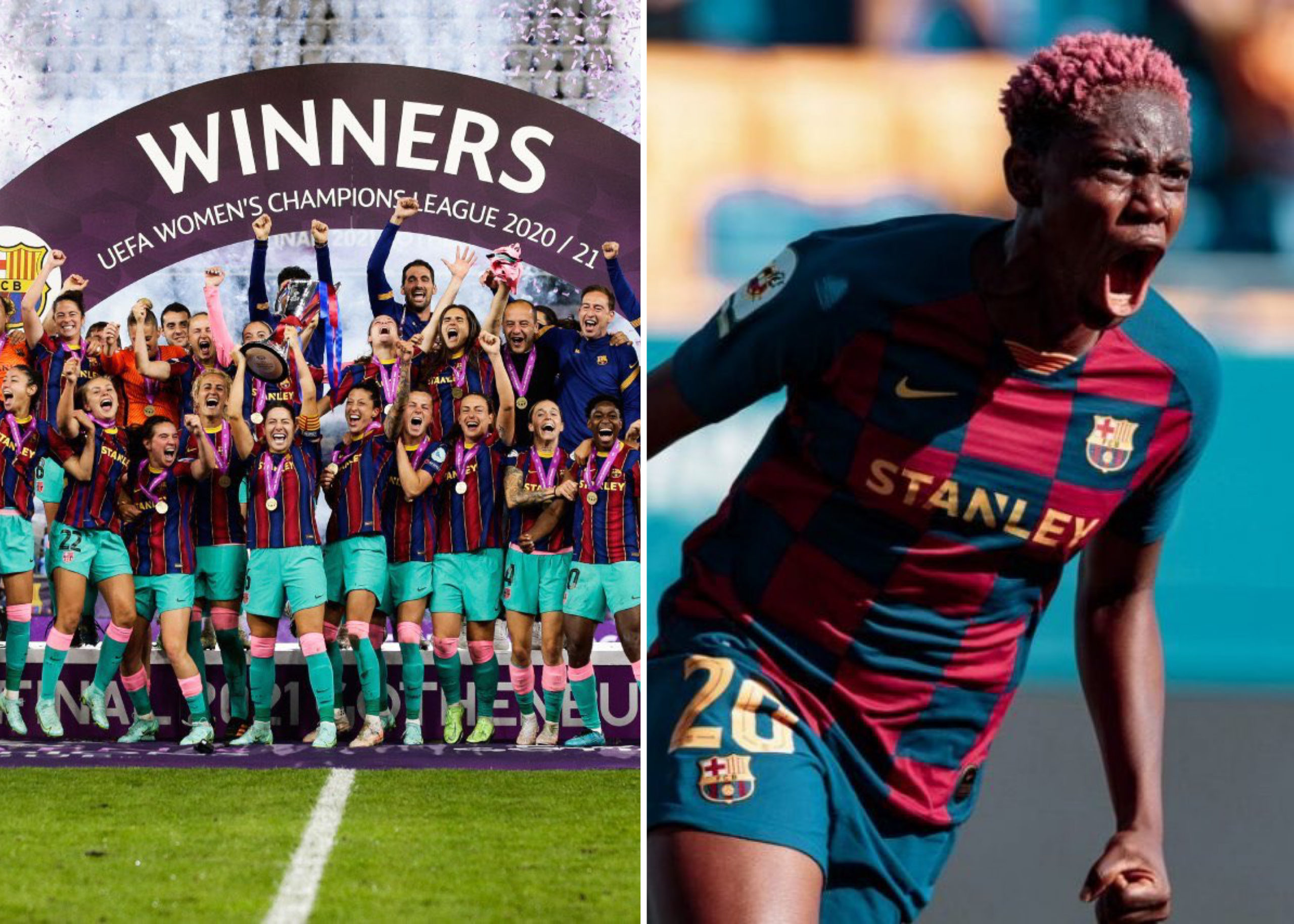 Oshoala Makes History As Barcelona Win Women’s Champions League