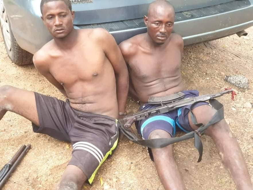 Two Notorious Kidnappers Arrested By Vigilantes, Hunters In Kogi