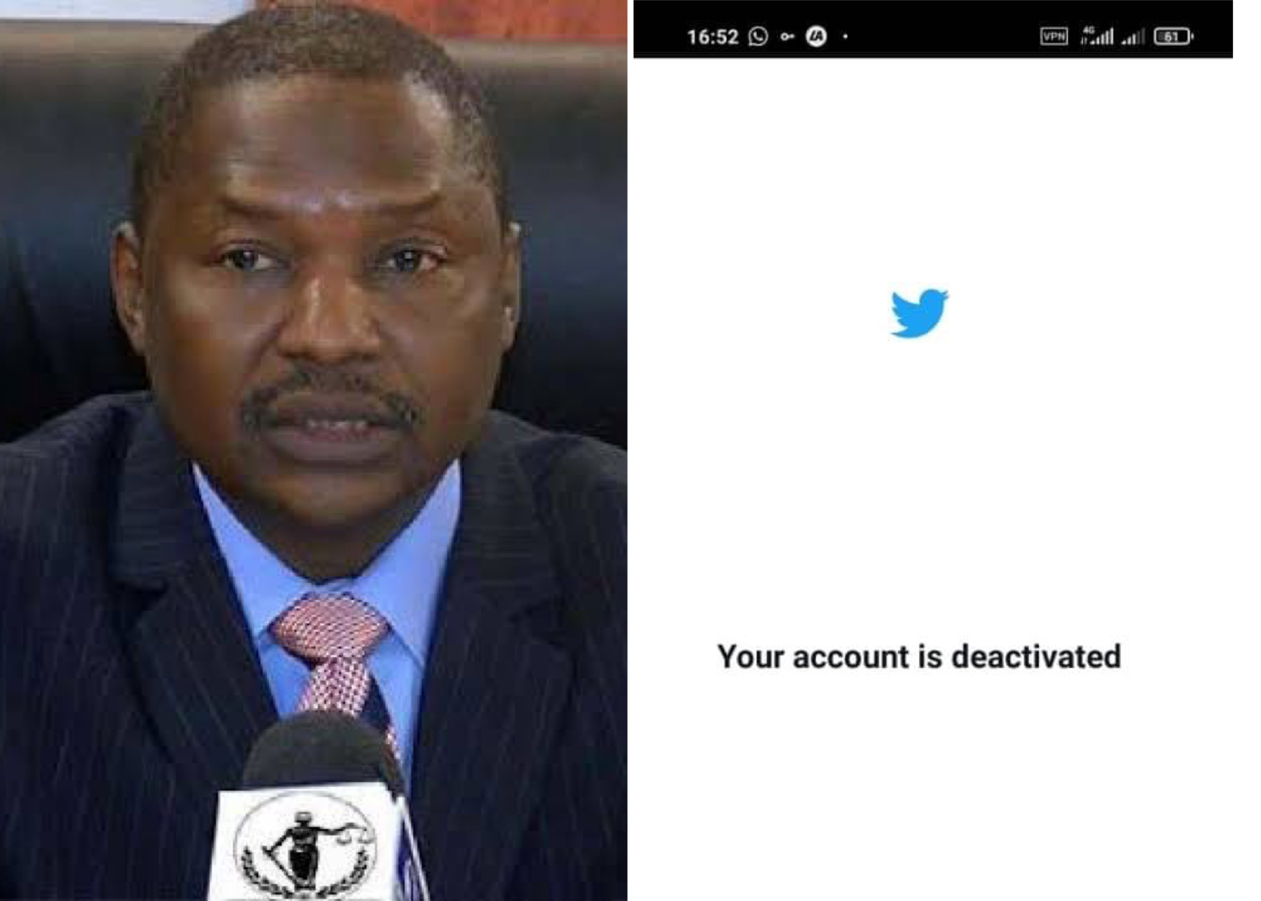Using VPN, AGF Malami Logs Into Twitter To Deactivate Account