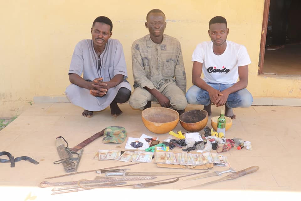 Police Arrest Three Suspects For Kidnapping Two Children In Niger, Recover N230k, Assorted Charms
