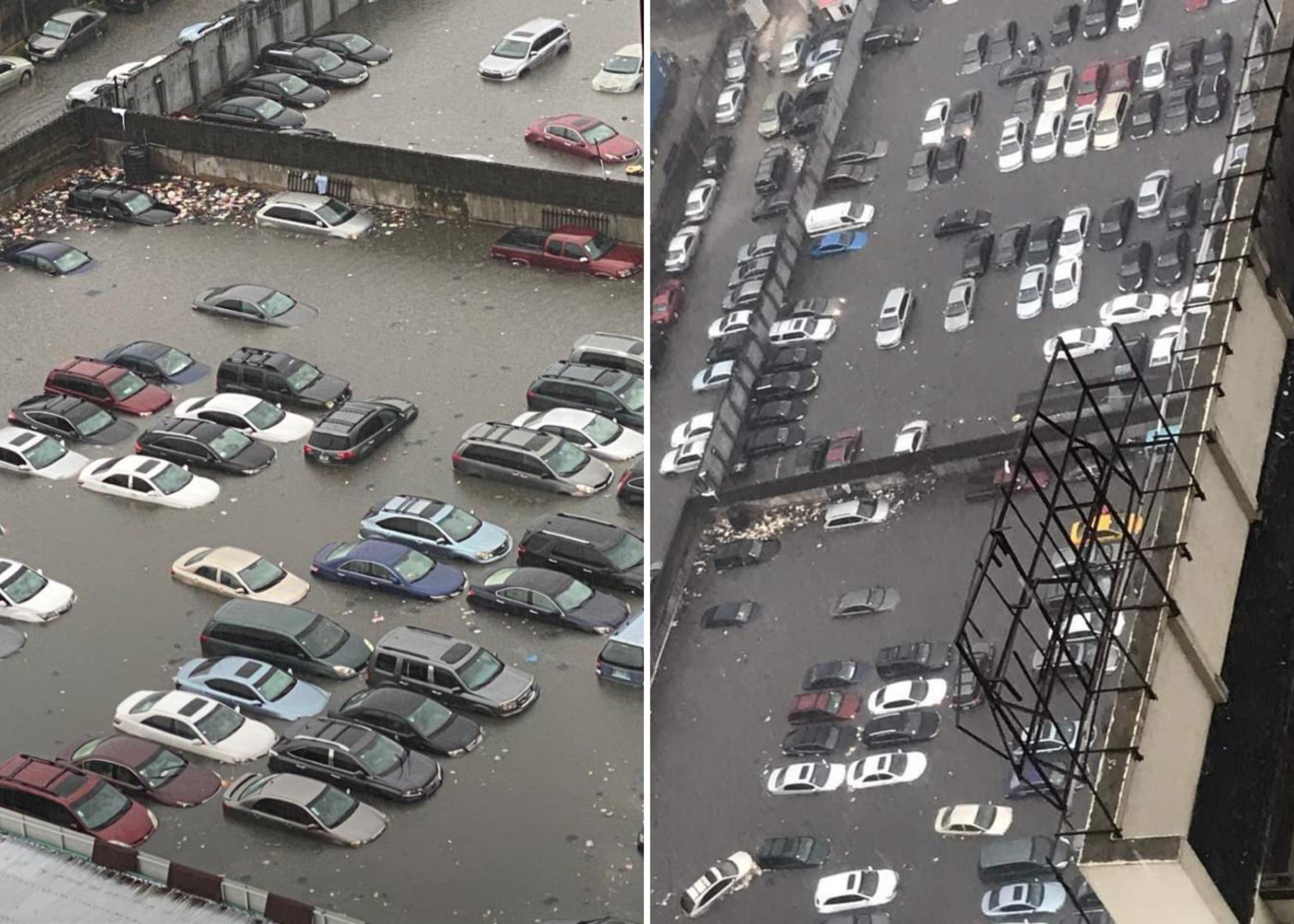 Residents Stranded, Cars Submerged As Flood Ravages Lagos
