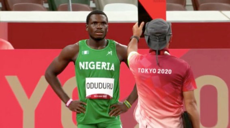 Tokyo Olympics: Nigeria Suffers Another Setback As Divine Oduduru Gets Disqualified From 100m Race