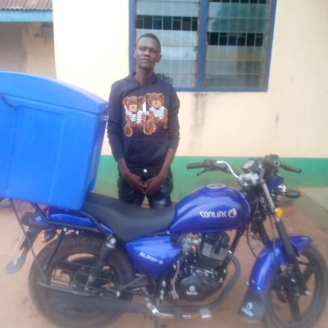 Lagos Dispatch Rider Arrested In Ogun After Stealing Company’s Motorcycle Three Days After Employment