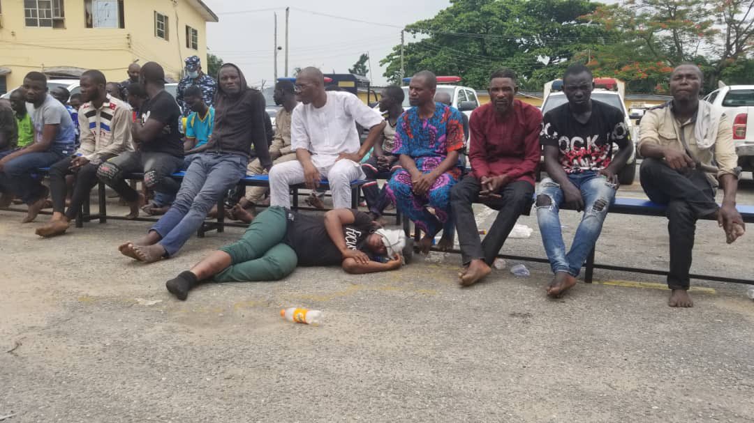 Lagos Police Parade 49 Suspects Arrested At Yoruba Nation Rally