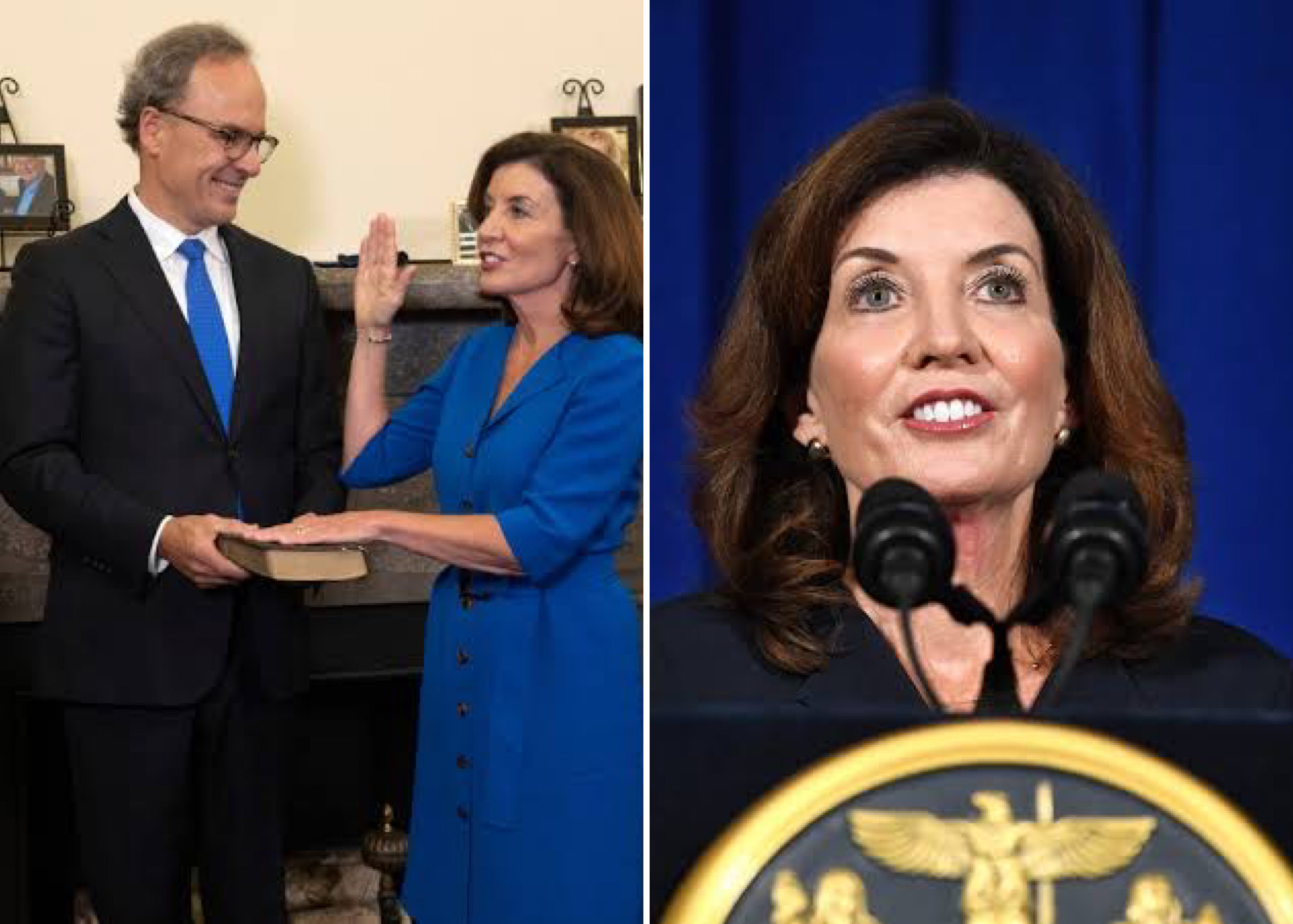 Kathy Hochul Sworn In As New York’s First Female Governor