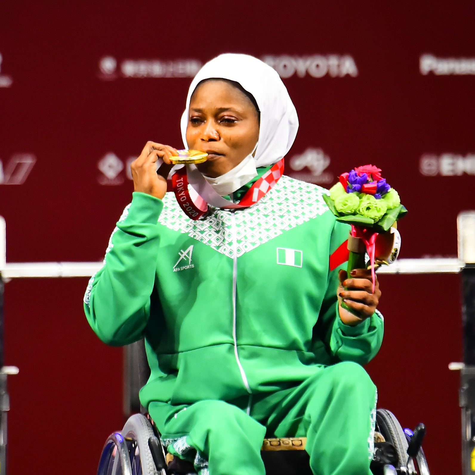 Latifat Tijani Wins Nigeria’s First Gold At Tokyo 2020 Paralympics In Women's Under-45kg Powerlifting