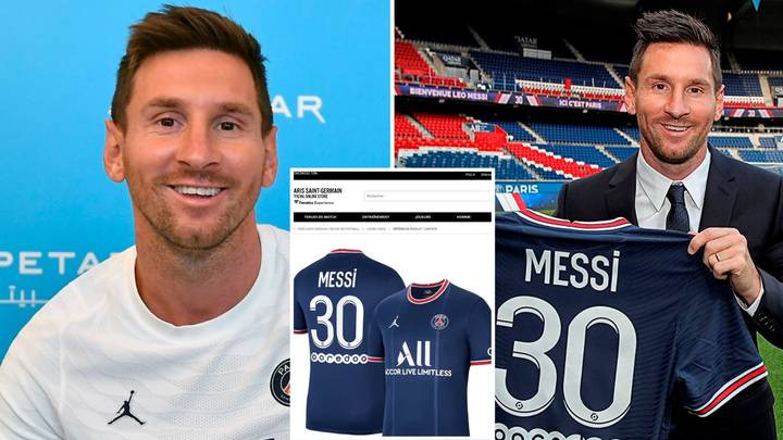 Lionel Messi's PSG Jersey Sold Out 30 Minutes After Officially Joining PSG