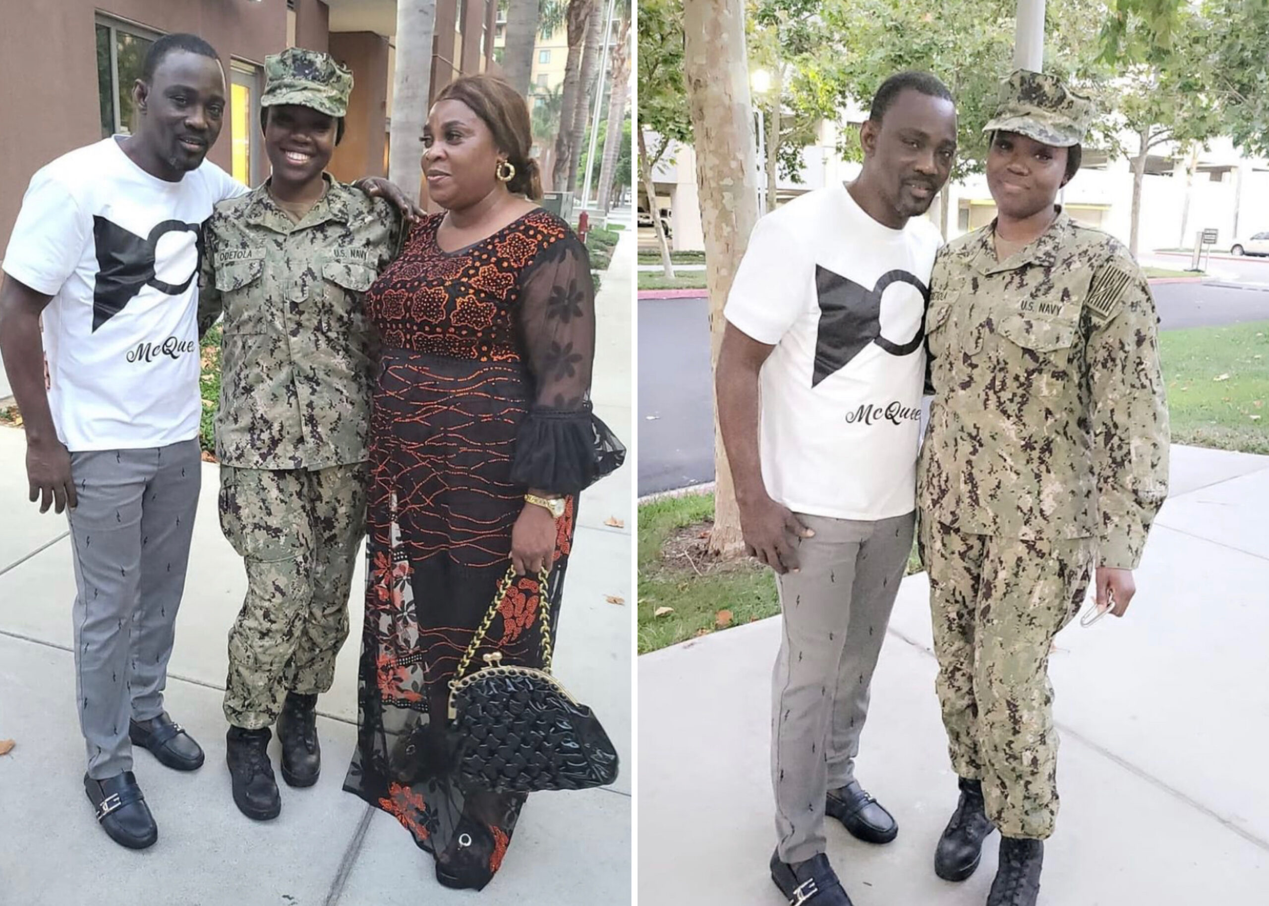 Pasuma Visits Navy Officer Daughter At US Naval Base