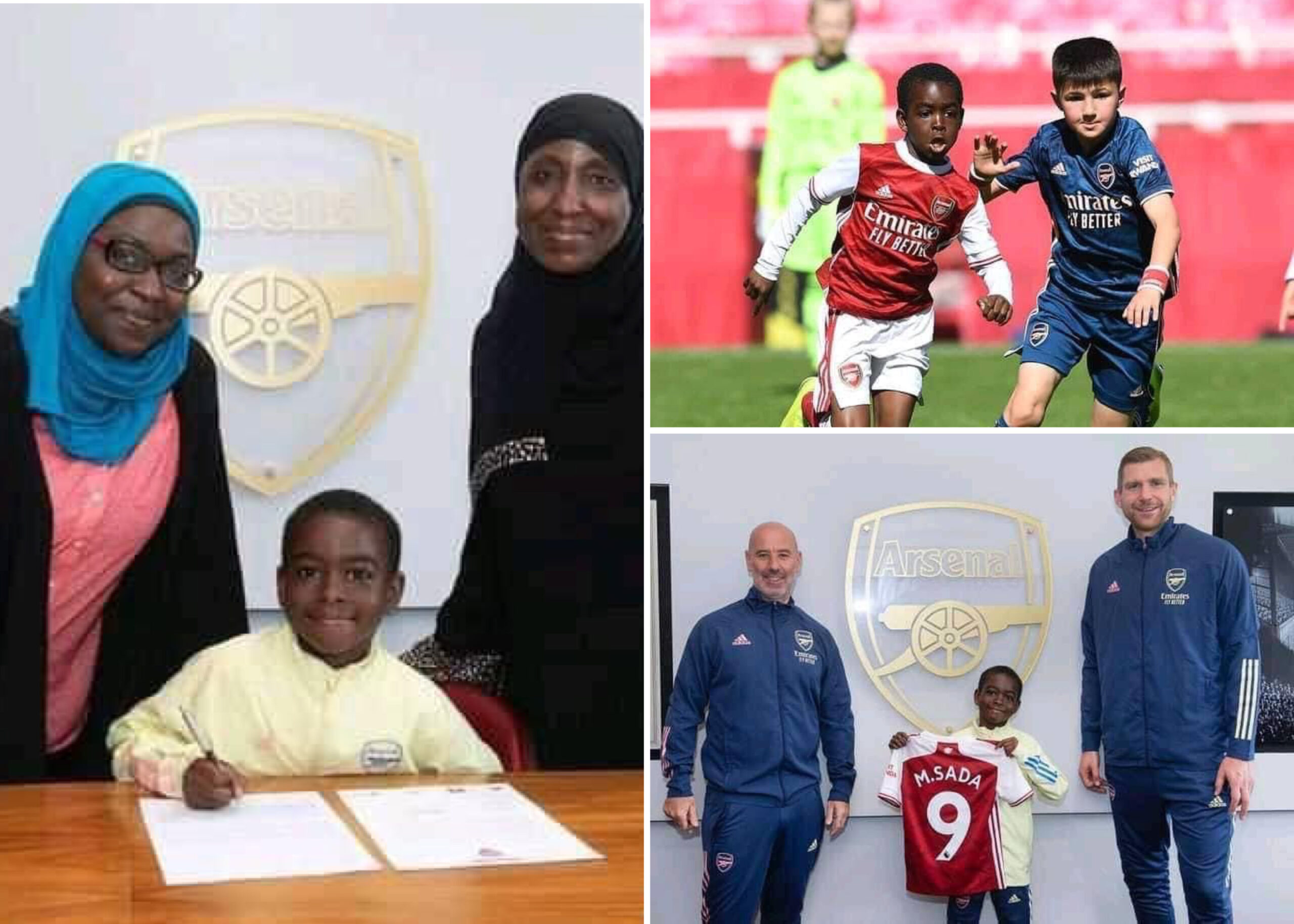 Arsenal Sign 9-Year-Old Boy From Zaria, Kaduna