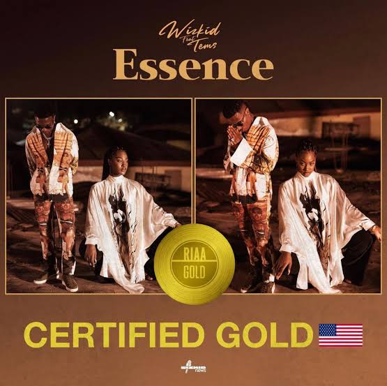 Wizkid's 'Essence' Featuring Tems Certified Gold In US