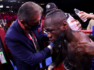 Deontay Wilder Taken To Hospital After Being Knocked Down By Tyson Fury