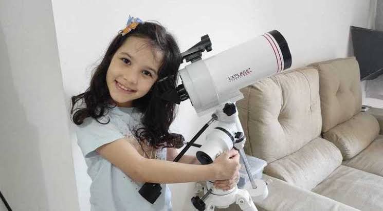 Eight-Year-Old Brazilian Girl Named World’s Youngest Astronomer After Discovering 18 Asteroids