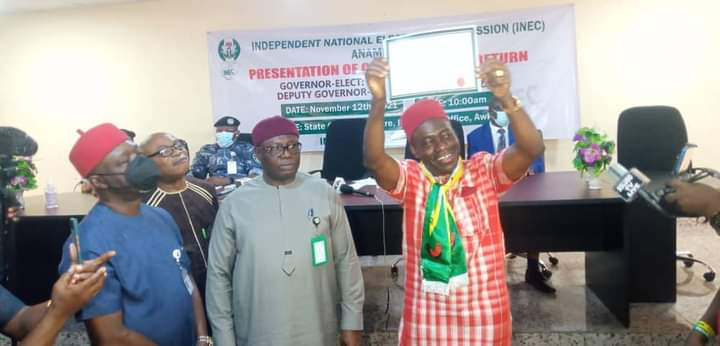 Anambra Election: Soludo Receives Certificate Of Return