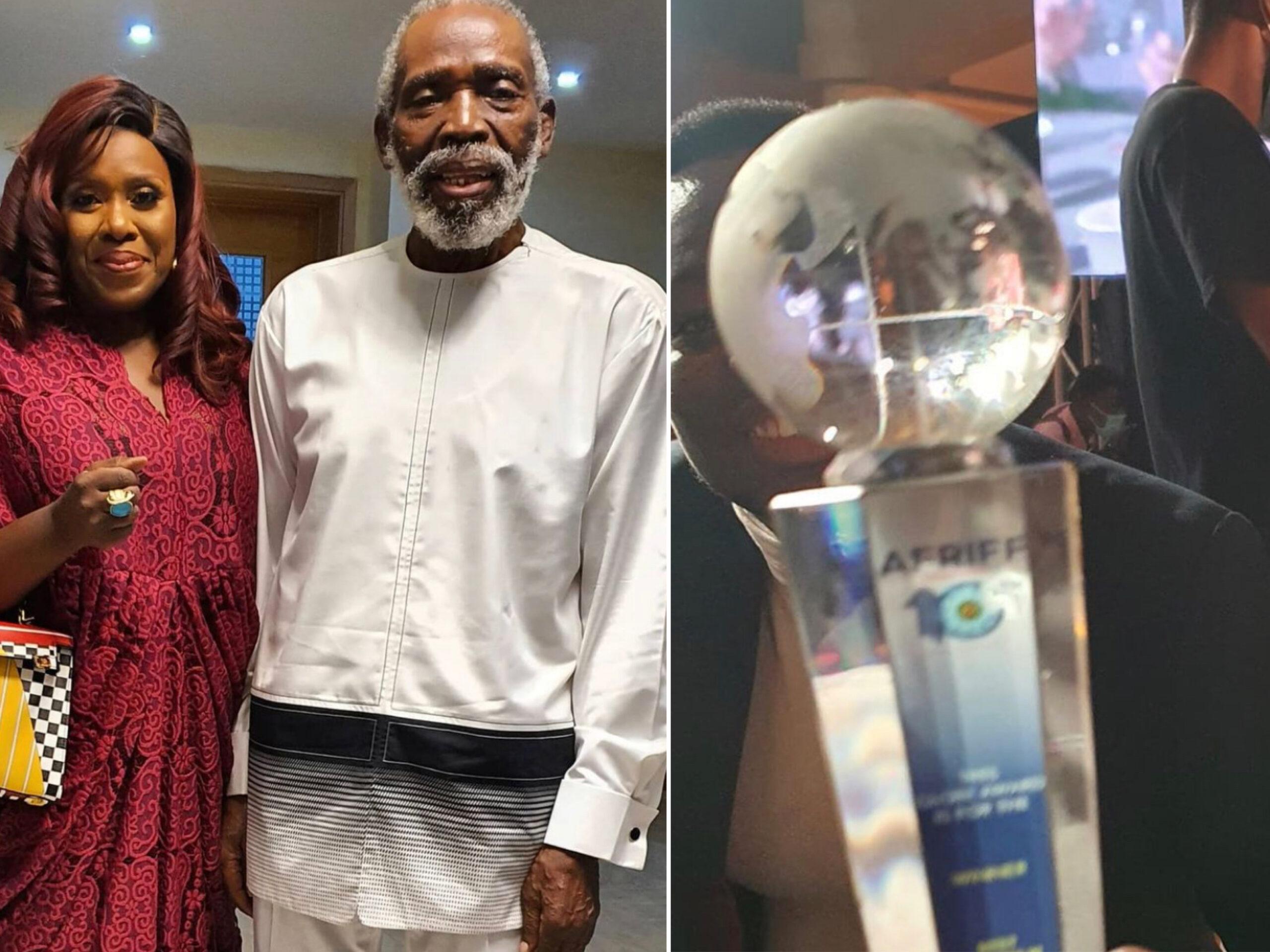 Olu Jacobs Bags Life Time Achievement Award At AFRIFF Globe Awards