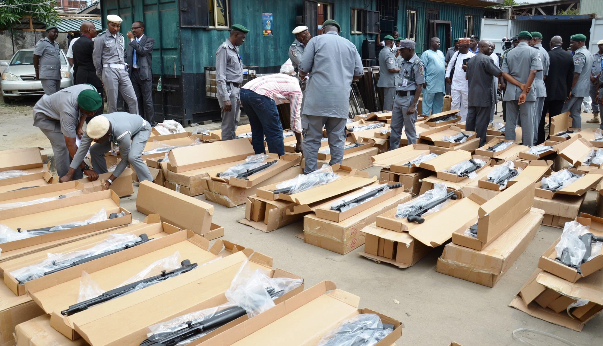 Customs Intercepts Container Loaded With Guns In Lagos