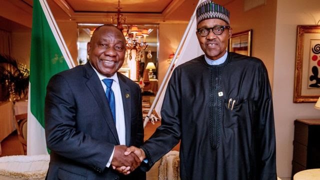 Buhari Receives South African President Ramaphosa Amid Omicron Variant Concerns