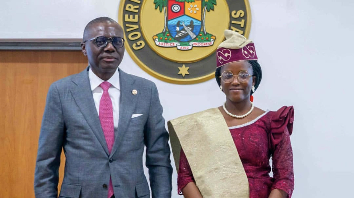 Photos: 17-Year-Old Jemimah Marcus Becomes Lagos’ One-Day Governor