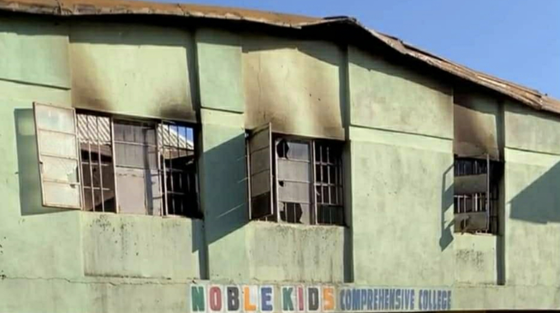Angry Youths Set Late Hanifa’s School On Fire