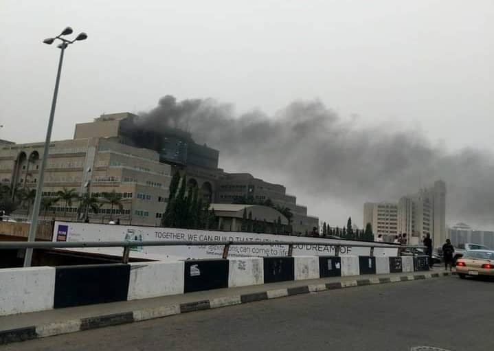 Fire Breaks Out At Ministry Of Finance Building In Abuja