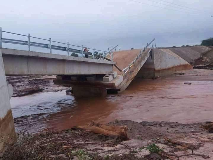 Ksh100M (N365m) Bridge Collapses One Week After Its Launch In Kenya