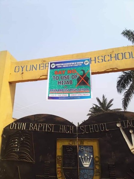 Kwara Govt Shuts Oyun Baptist High School Over Hijab Controversy