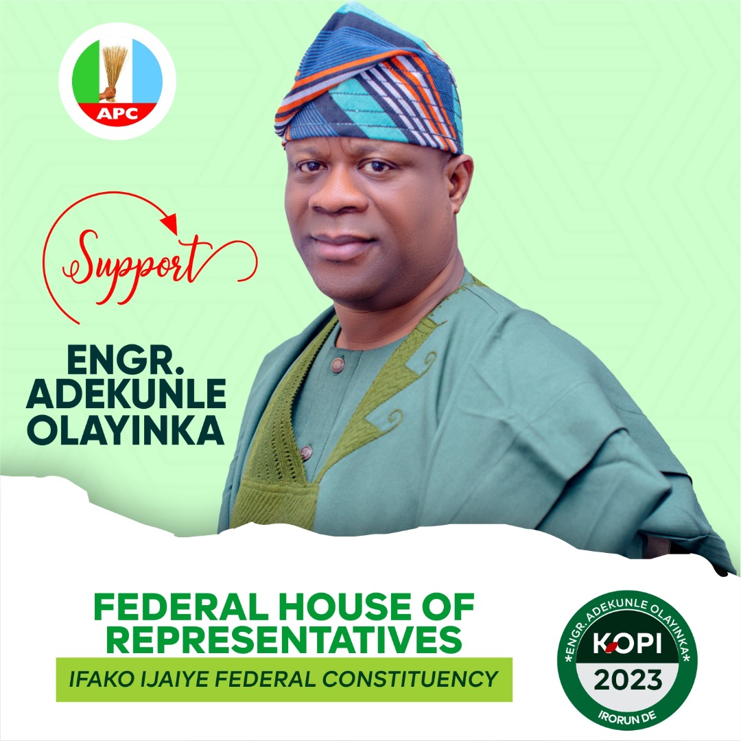 Ifako-Ijaiye And Ojokoro Stakeholders Insist On Hon. (Engr) Adekunle Olayinka Candidacy For Federal House Of Representative
