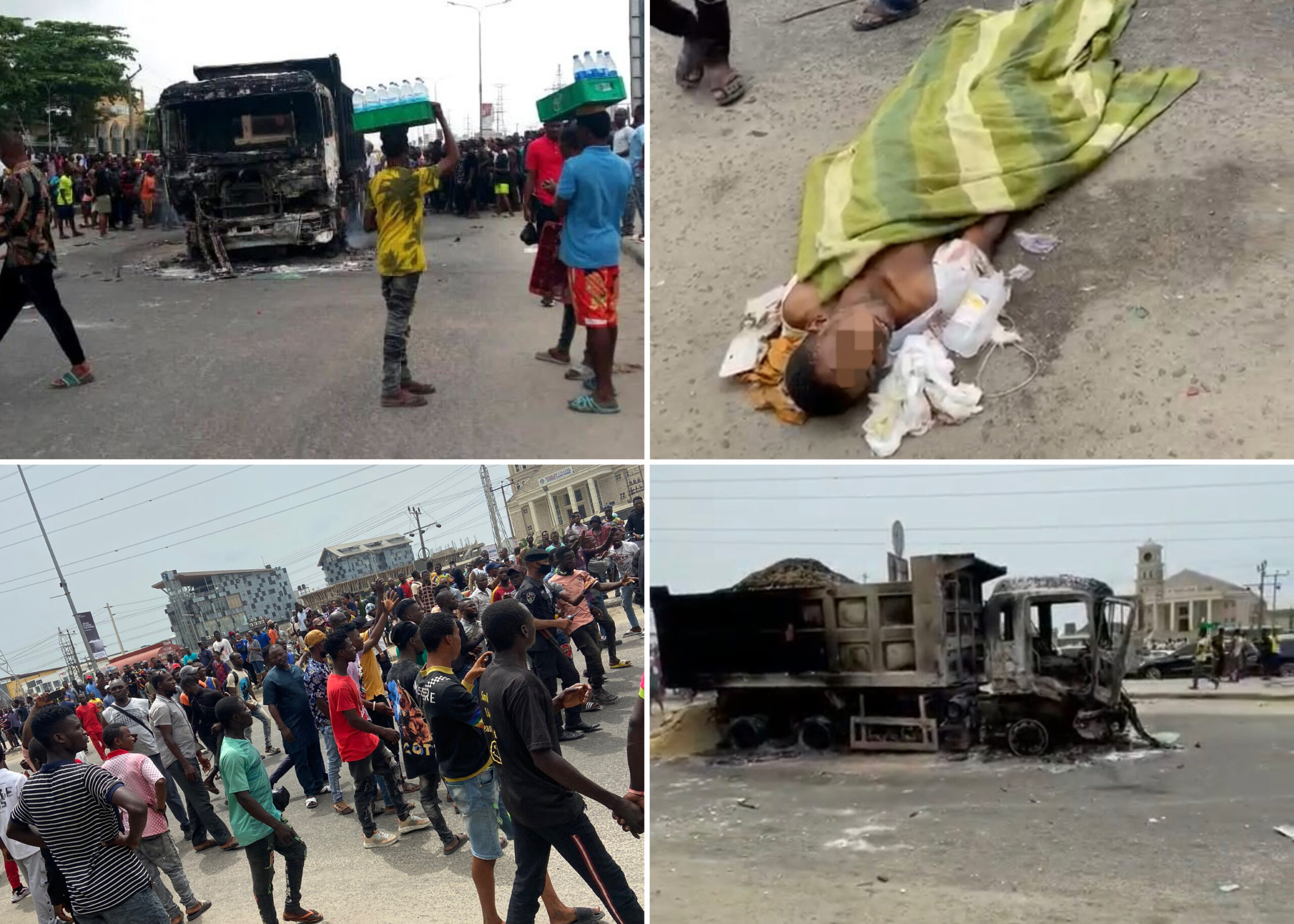 Chaos As Truck Crushes Two In VGC/Ajah