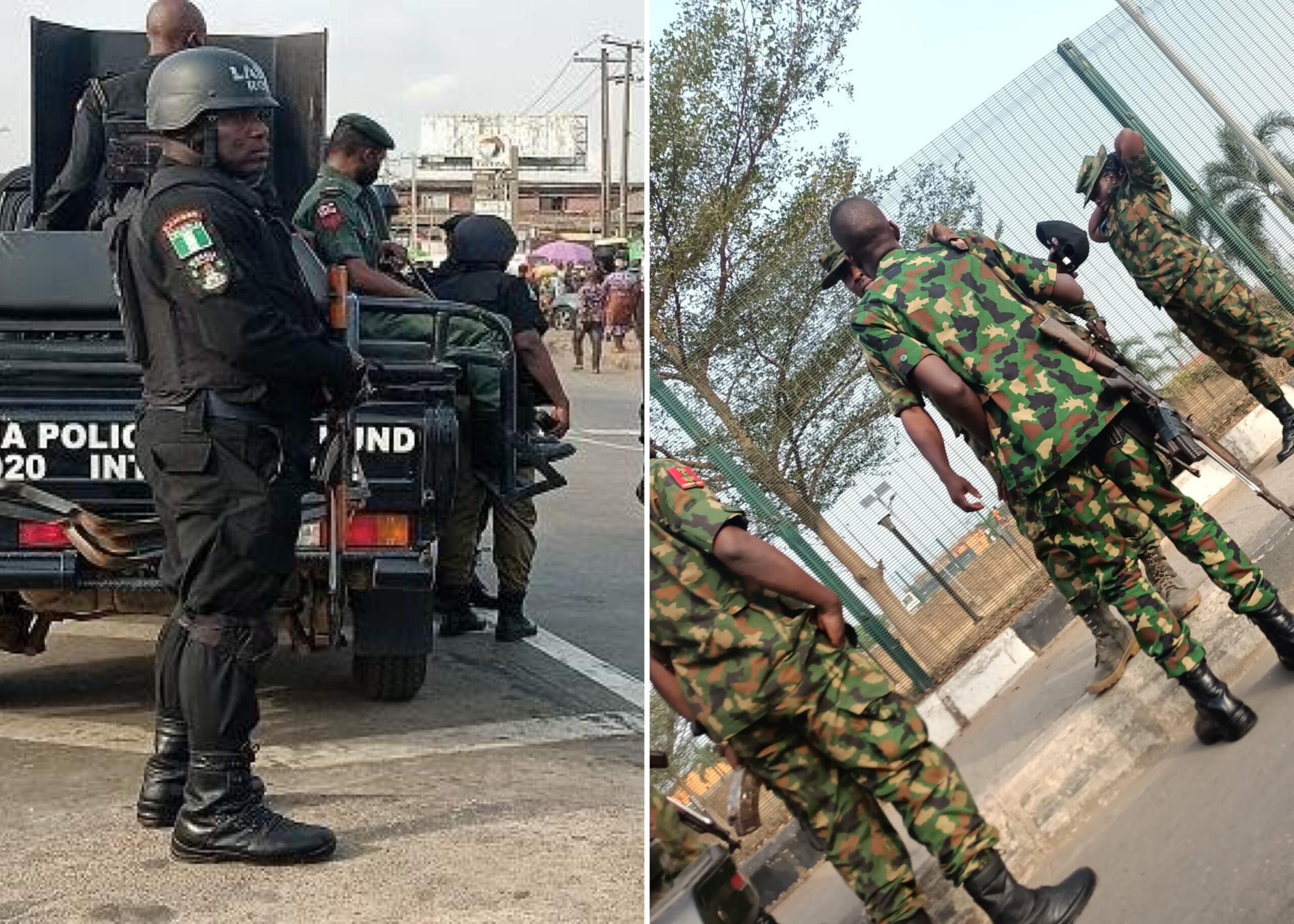 #JusticeForBamise: Soldiers, Police Storm Gani Fawenhimi Park, Ojota Over Planned Protest