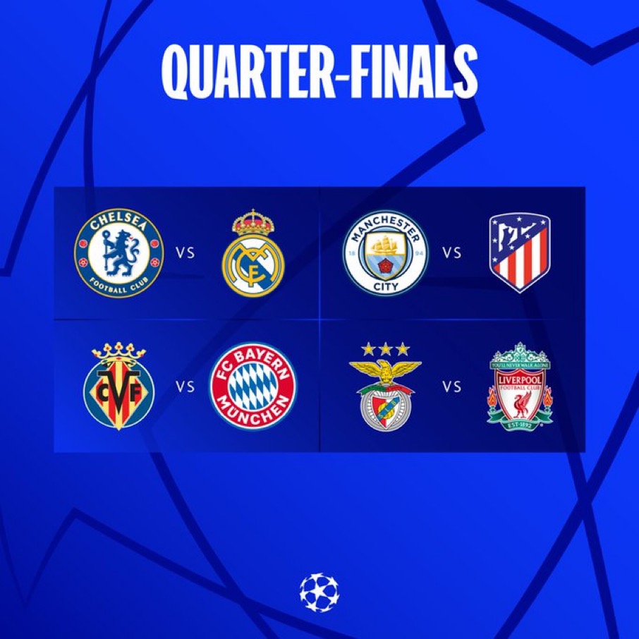 UCL Draw: Troubled Chelsea To Face Real Madrid, City Draw Atletico