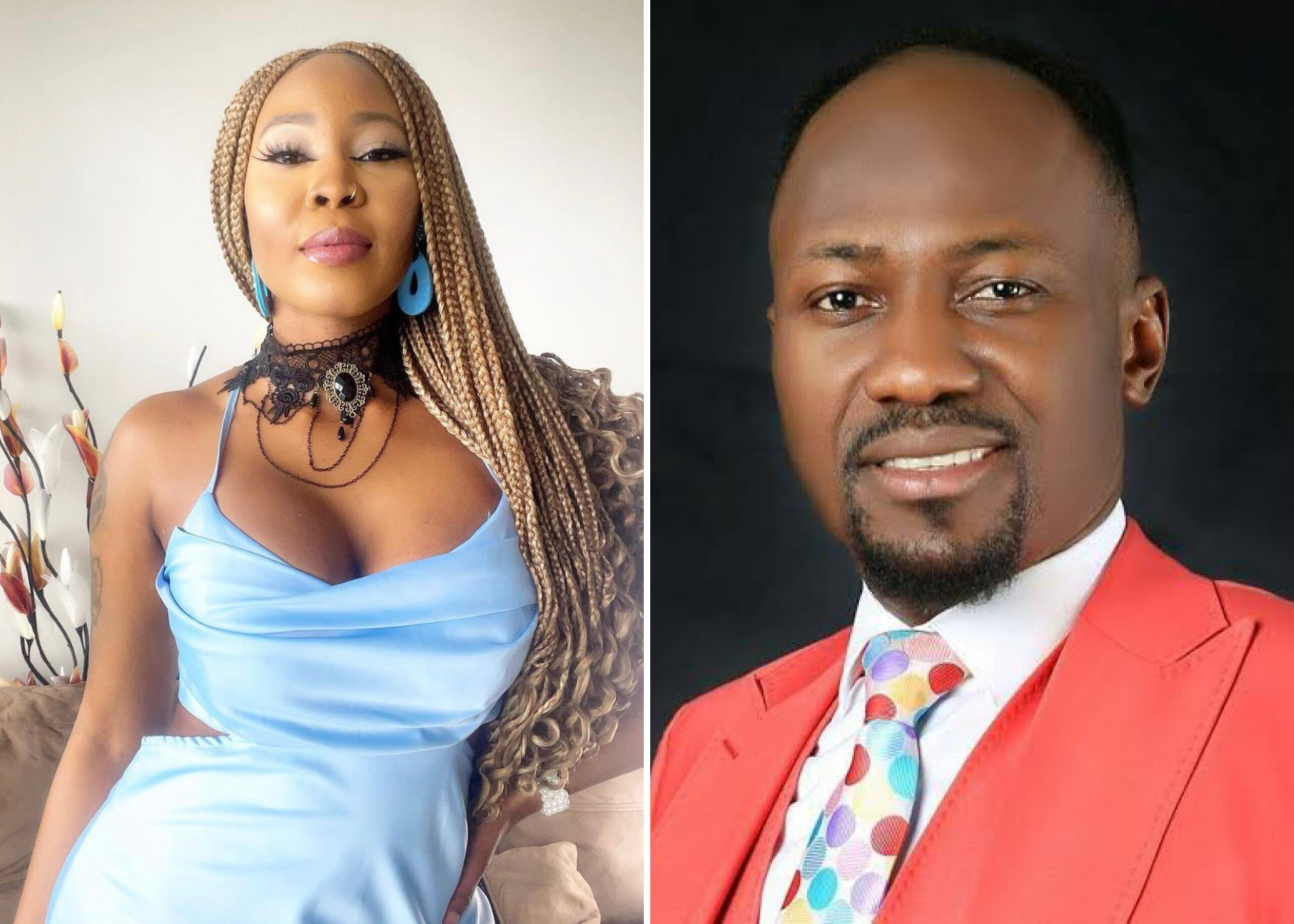 Singer, Stephanie Otobo Alleges Threat To Life By Apostle Johnson Suleman, Shares Nude Photos