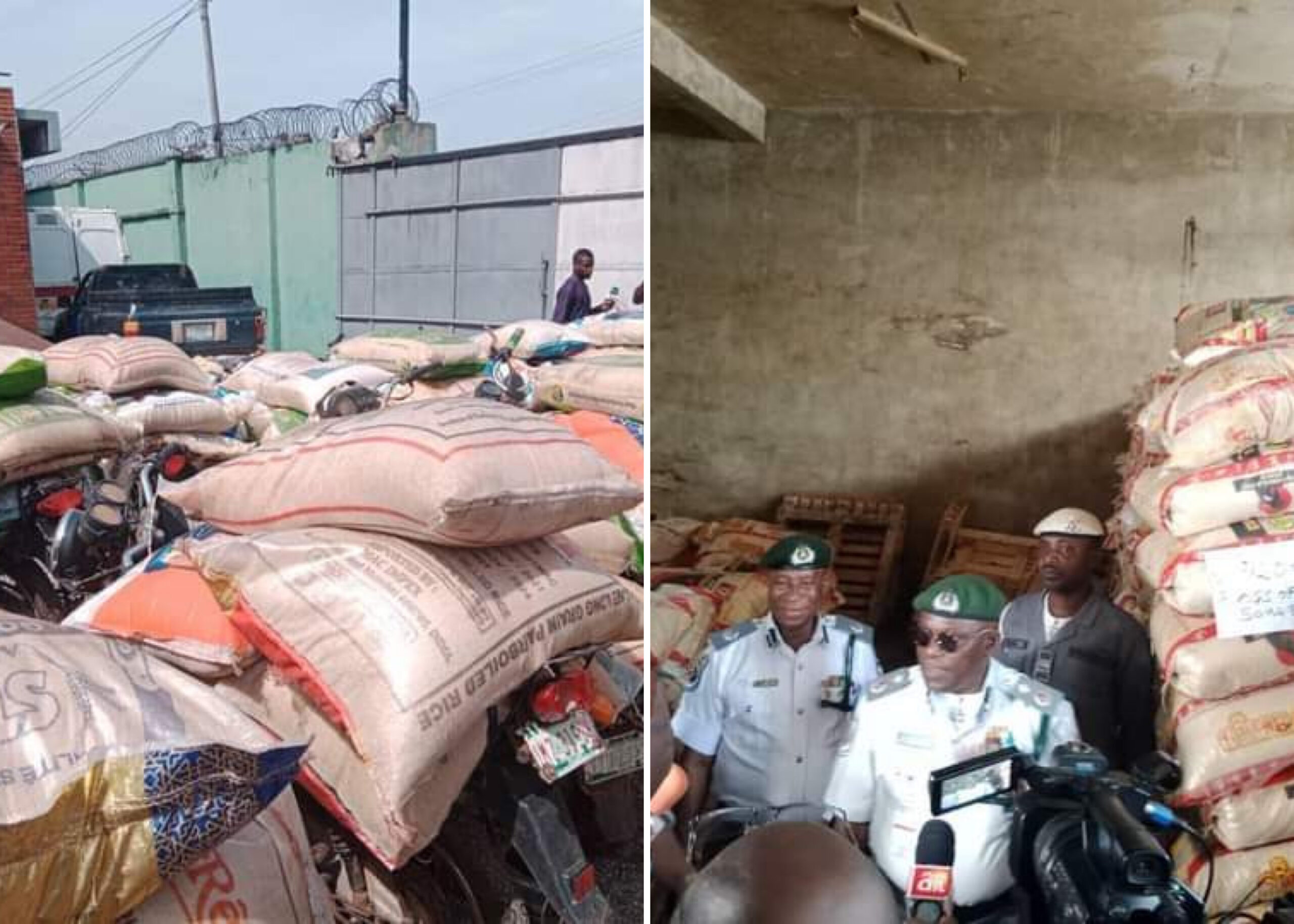 Customs Seizes 1000 Bags Of Poisonous Rice In Ogun