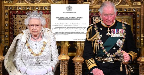 King Charles And Queen Elizabeth II