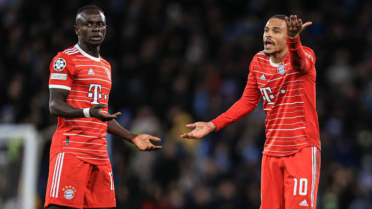 Sadio Mane and Leroy Sane